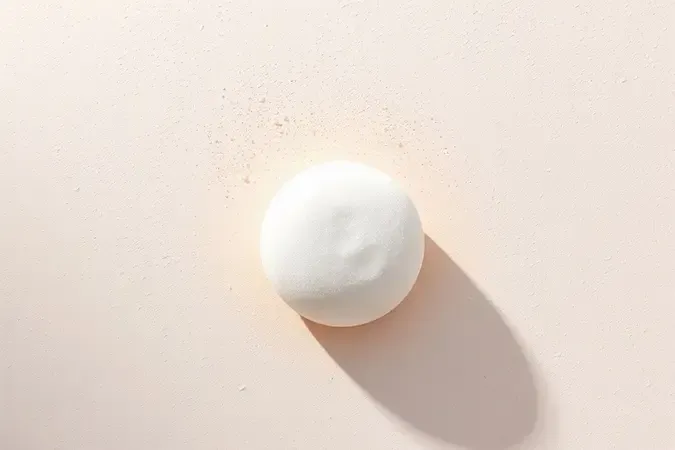 Renderização 3D conceitual mostrando aplicação correta de tônico facial com algodão e névoa suave.