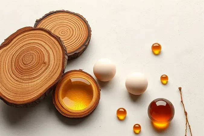 Conceito 3D de perfume feminino amadeirado com madeiras nobres, cedro e tons dourados de âmbar