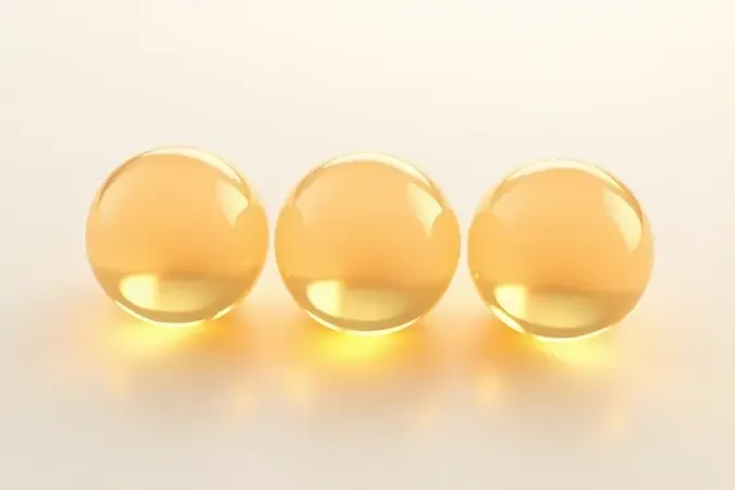 Três esferas translúcidas com diferentes intensidades de brilho dourado representando níveis de proteção solar