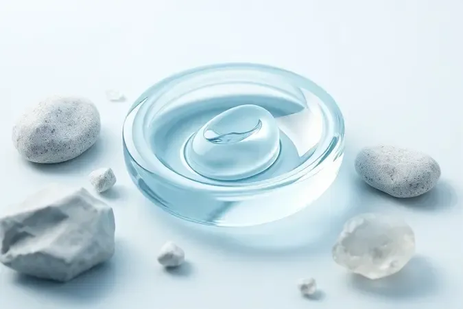Hidratante facial em gel para pele oleosa em cena 3D com textura leve e frescor