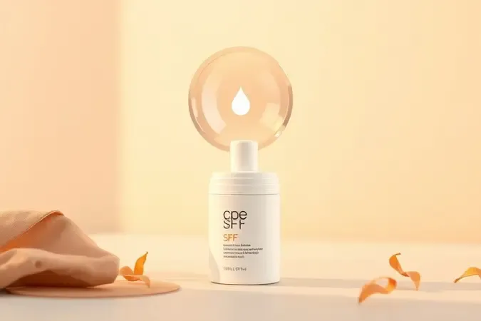 Conceito 3D de proteção facial contra melasma na gravidez com hidratante e escudo protetor translúcido.