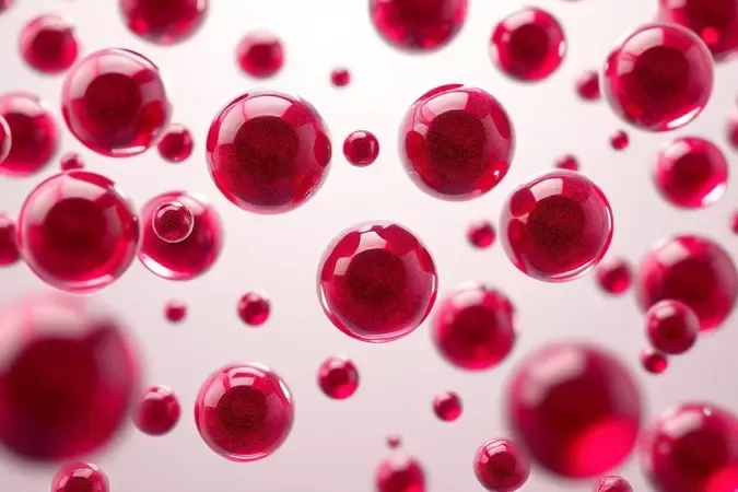Render 3D conceitual de cápsulas de pigmento com núcleos de cores intensas representando tecnologia de pigmentação avançada
